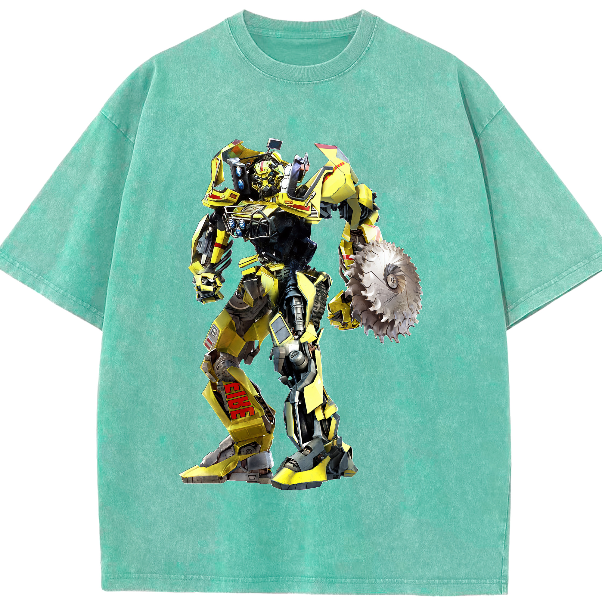 （画像用） Transformers トランスフォーマー 綿100% ヴィンテージ風 半袖Tシャツ（フロントプリント）